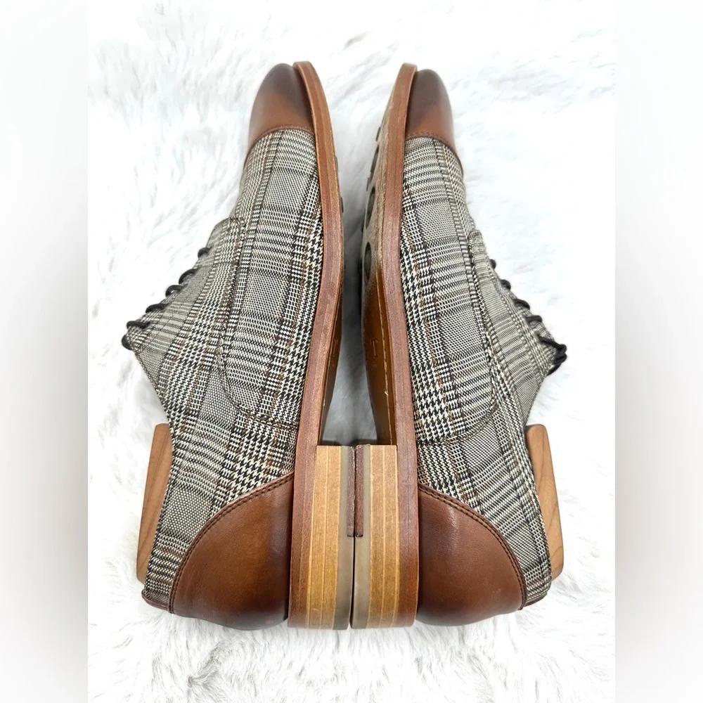 Taft‎ The Jack Shoe - London plaid Oxfords Men’s 41 US 8